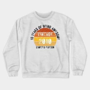 13 years of being awesome limited editon 2010 Crewneck Sweatshirt